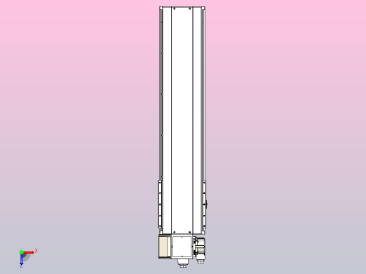 皮带直线轴半封闭可选导轨TPA-HNB-220D-176-L700-LP-C-P1K-N3俯视缩略图
