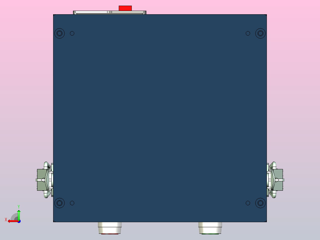 测试脚PIN夹具后视图