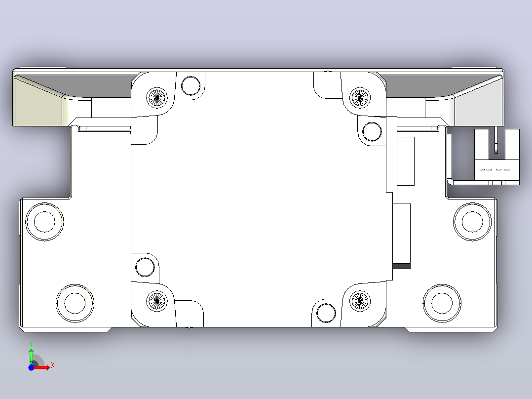 滚珠丝杠直线轴内置导轨TPA-GCR-150-2010C-L1200-M-M75-N3前视图