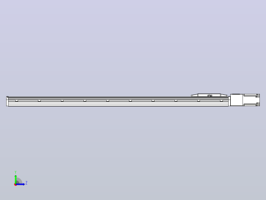 滚珠丝杠直线轴内置导轨TPA-GCR-150-2010C-L1200-M-M75-N3左视缩略图