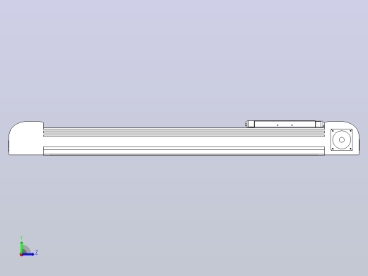 带式直线轴半闭式TPA-ONB-80-170-L550-DL-J60-N3左视缩略图