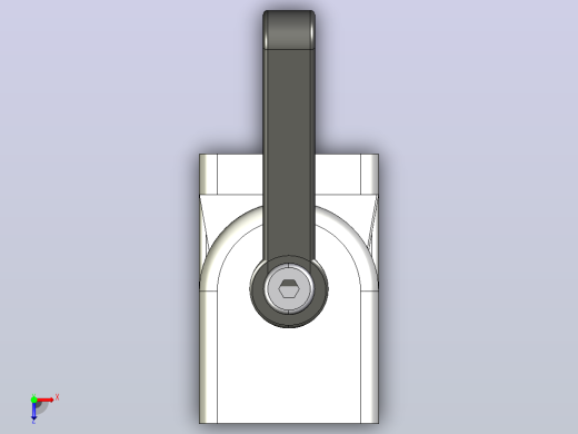 带松紧杆重型合页 8 系列 40X40_带松紧杆重型合页 8 系列 40X40俯视缩略图