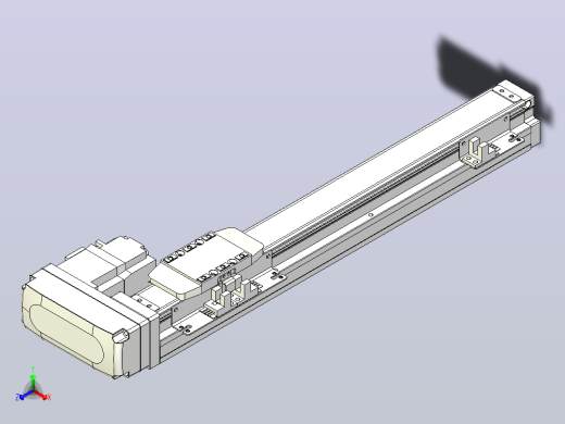 滚珠丝杠直线轴内置导轨TPA-GCR-40-1210C-L250-MR-M10-N3