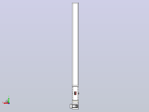 伺服电机集成皮带传动直线执行器TPA-OCB-140-256-L1650-LU-P75-N3后视缩略图