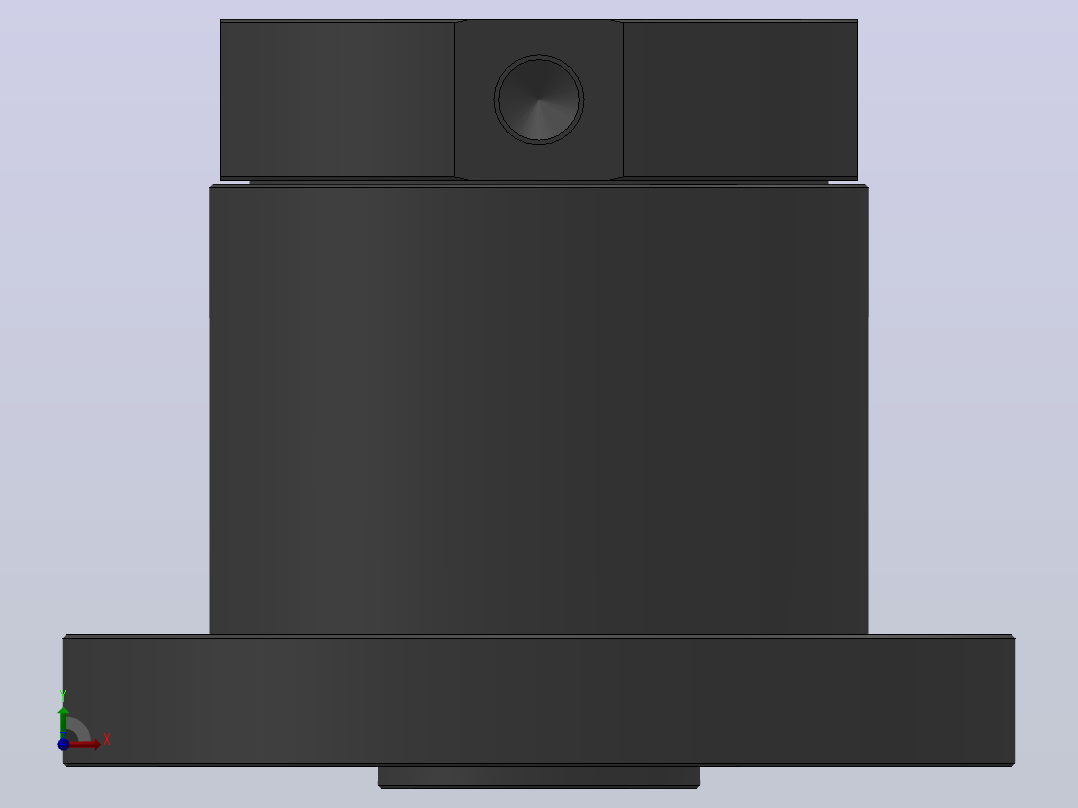 HWRA4F单转盘法兰盘型[HWRA4F]前视图
