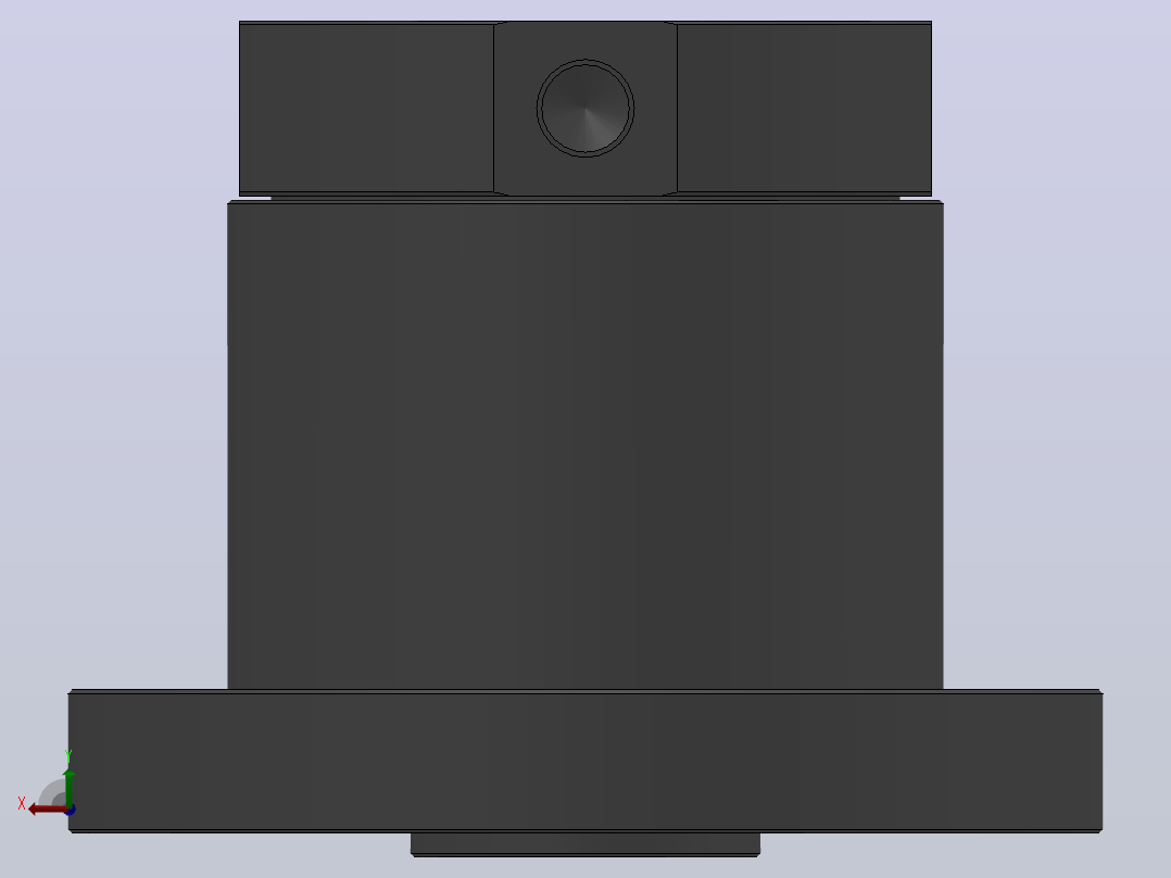 HWRA4F单转盘法兰盘型[HWRA4F]后视图