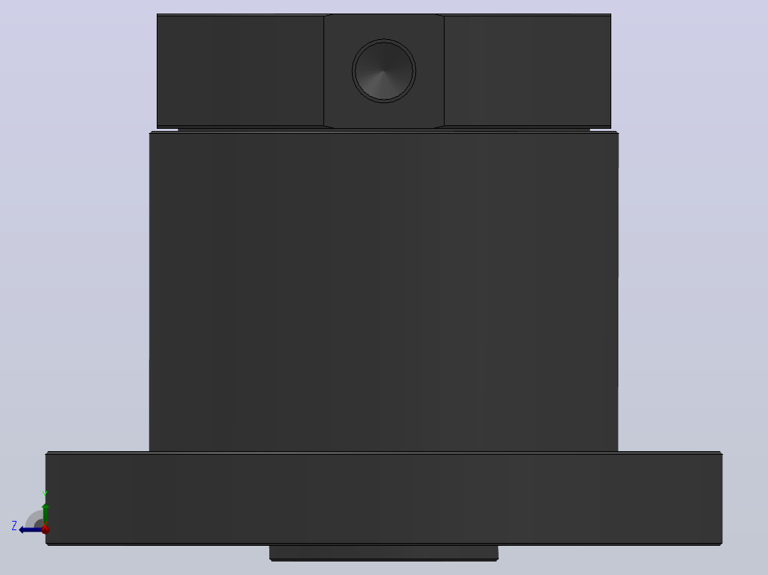 HWRA4F单转盘法兰盘型[HWRA4F]右视图