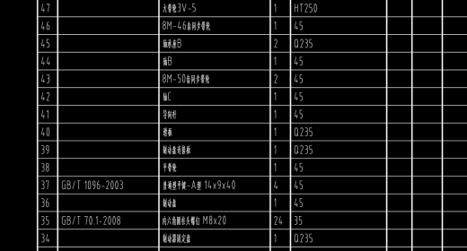 竹条拉丝机CAD缩略图