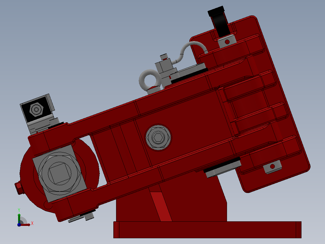 SBD-A安全制动器_SBD100-A-1000×36ⅡRL.WL.CL前视图