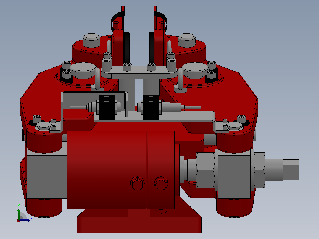 SBD-A安全制动器_SBD100-A-1000×36ⅡRL.WL.CL左视图