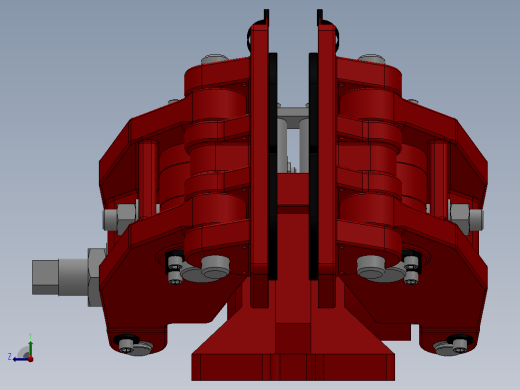SBD-A安全制动器_SBD100-A-1000×36ⅡRL.WL.CL右视缩略图
