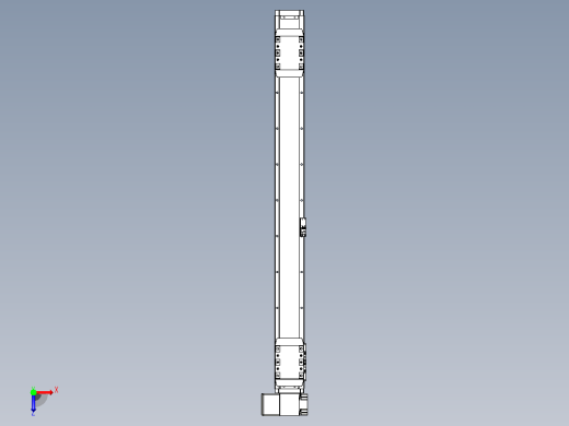 皮带直线轴双滑块型TPA-GCBS-80-P60-L350-LP-M20-N3俯视缩略图