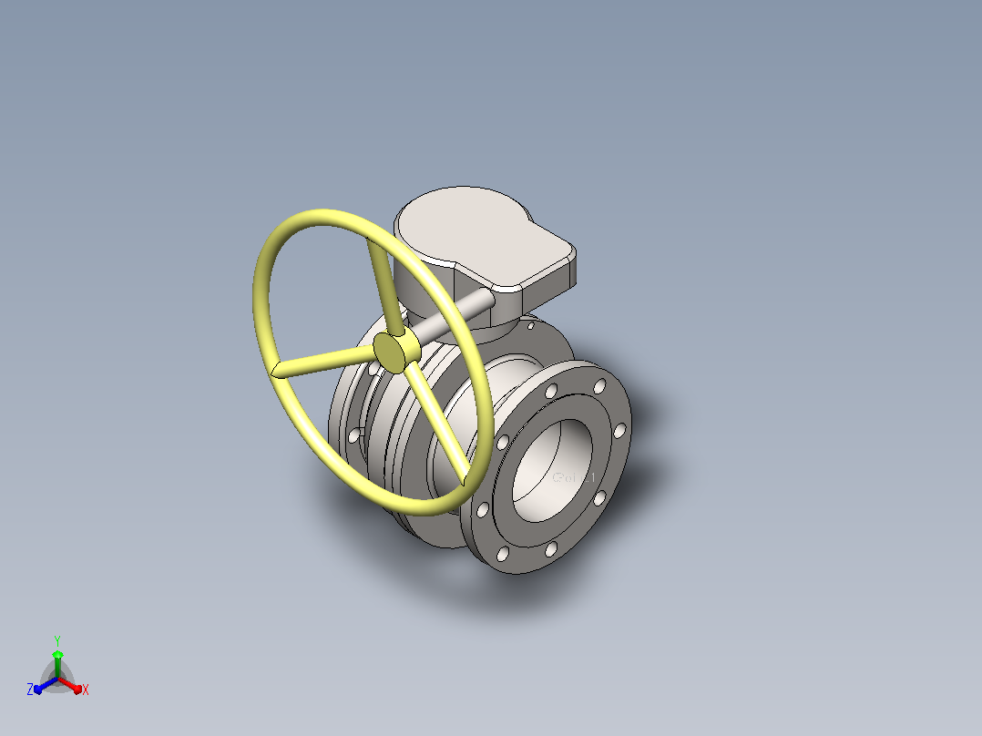 balloon_series_f_valves_w_hwheel阀正等轴测图