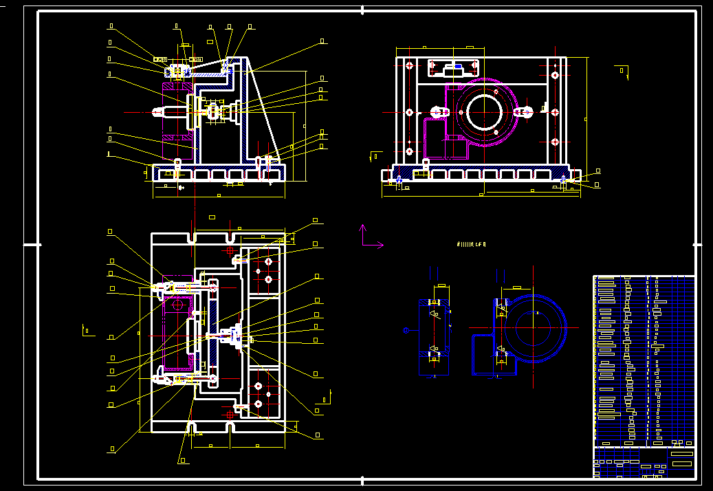 0065-工艺夹具-减速箱体零件工艺规程及加工φ52H8孔夹具设计