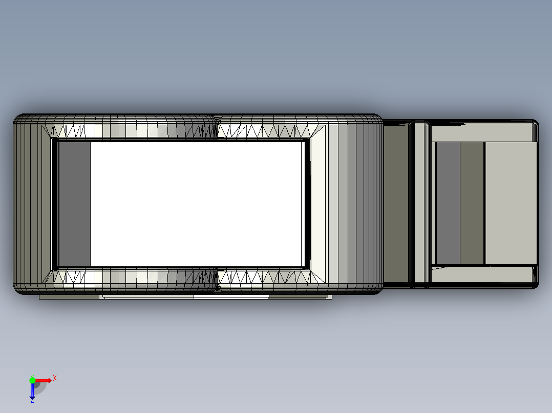 爱的笔筒俯视图