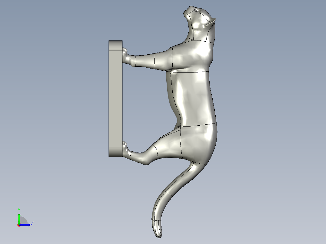 美洲豹-实体左视图