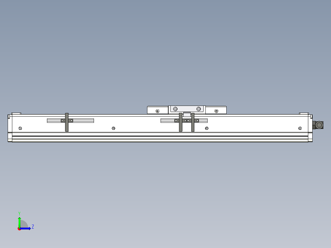 Toyo东佑达直线模组-ECH10-250-M-C4反.stp；.stp左视图