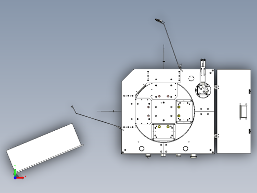 半自动转盘装配体前视缩略图