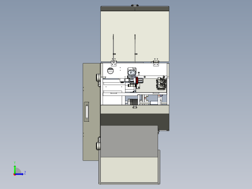 半自动转盘装配体左视缩略图
