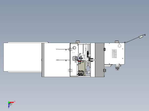 半自动转盘装配体俯视缩略图