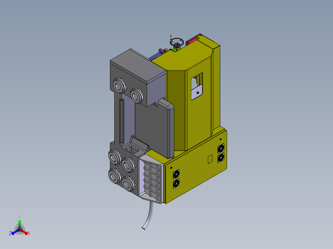 数控车床3D图纸非标自动化设备3D图纸3D模型设备正等轴测图