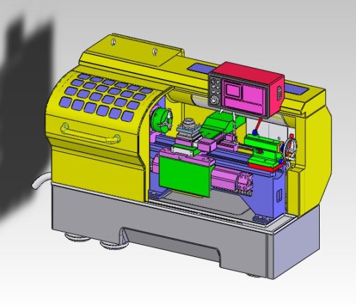 数控车床3D图纸非标自动化设备3D图纸3D模型设备缩略图