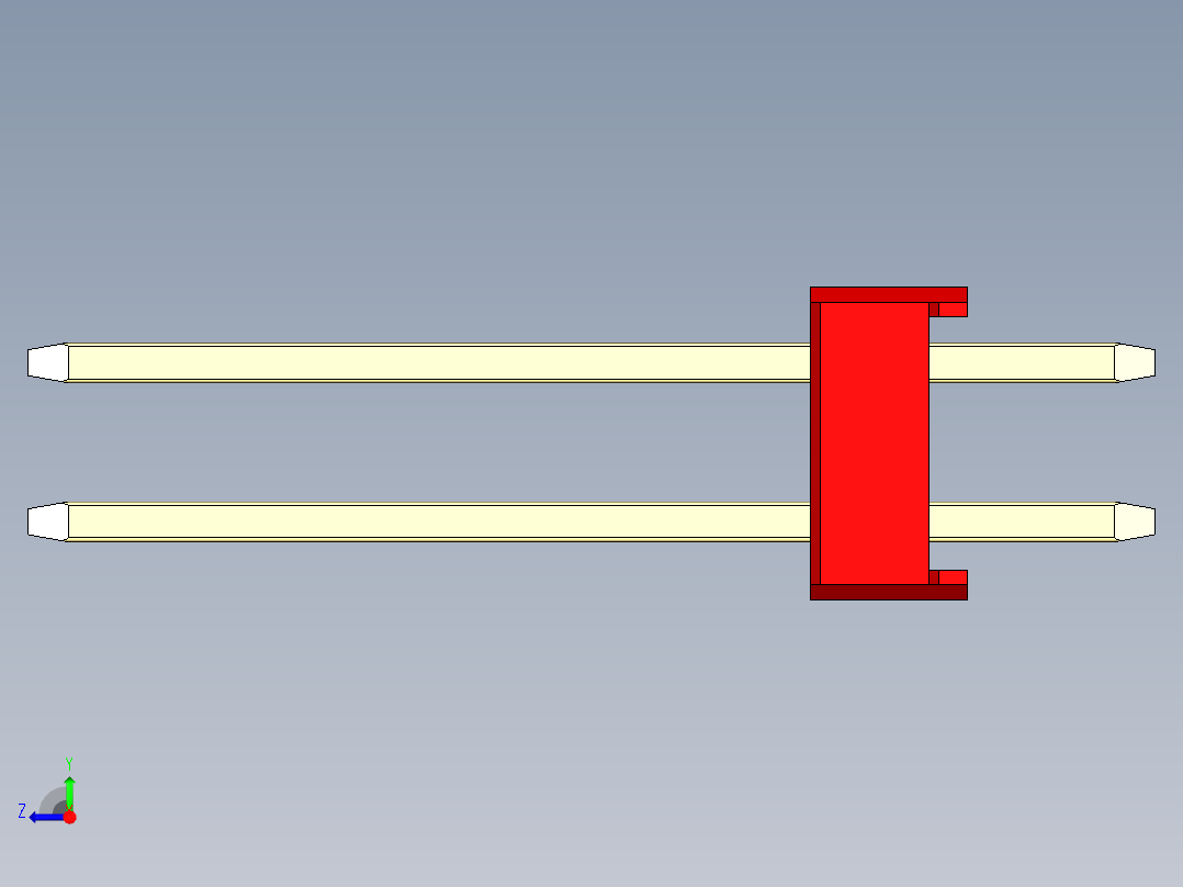 彩色公头100mil（2.54mm）系列-DS1021_red_2x28p_100mil_Type5_rev1.0右视图