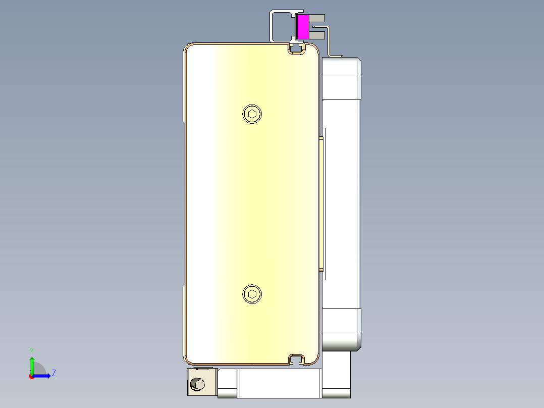 威洛博LC系列3d模型模组LC17E1Y-S150左视图