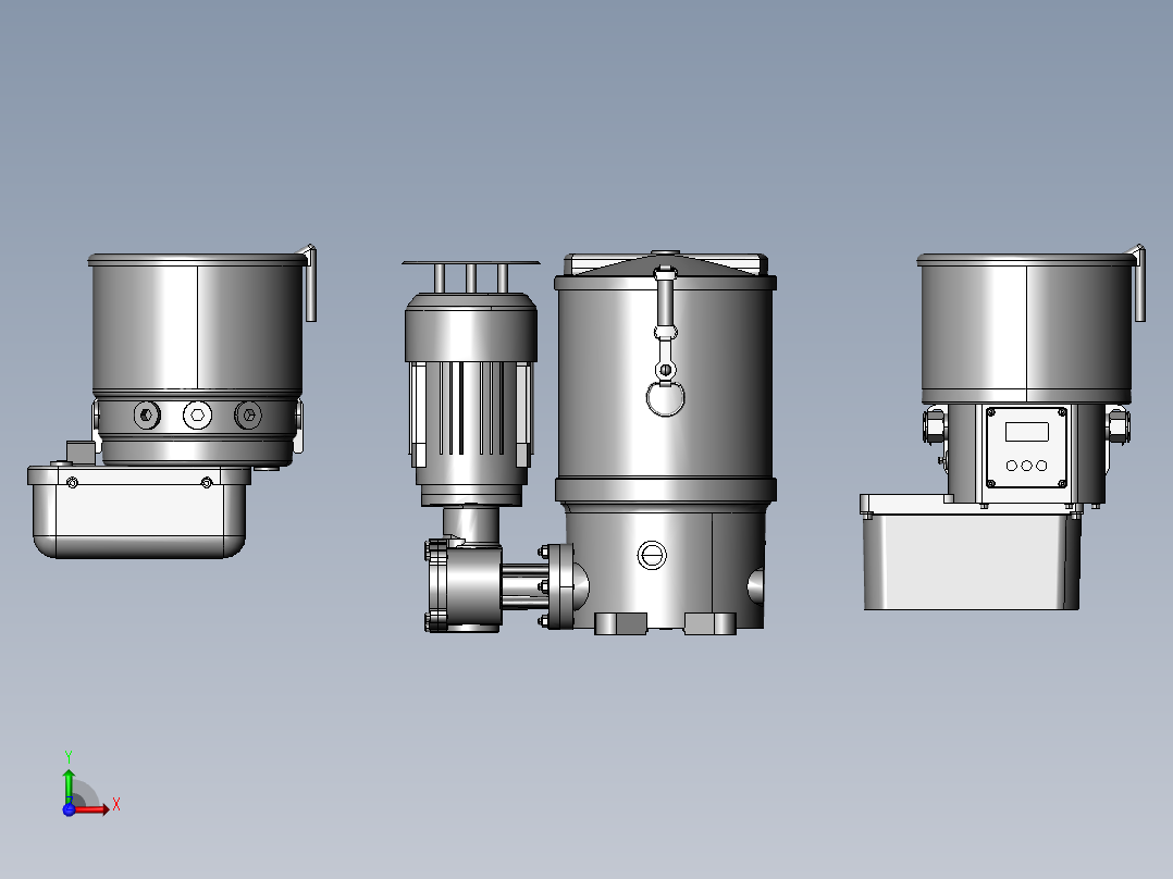GM油泵 自动润滑泵 自动加油泵 3款前视图
