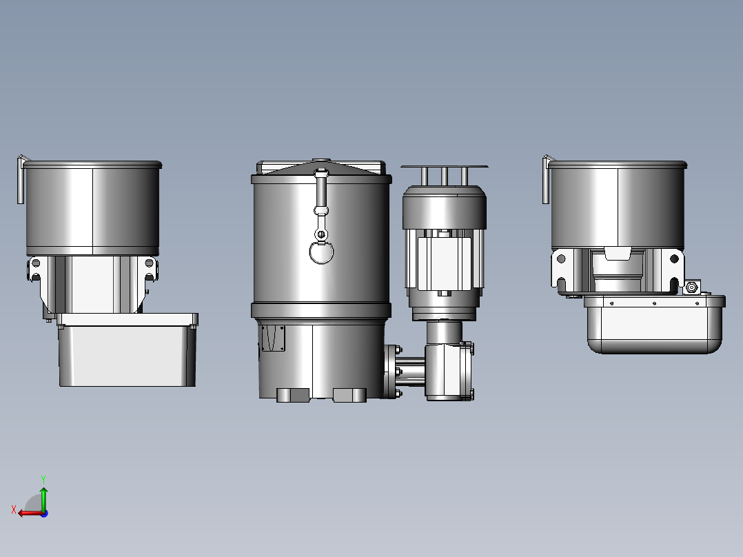 GM油泵 自动润滑泵 自动加油泵 3款后视图