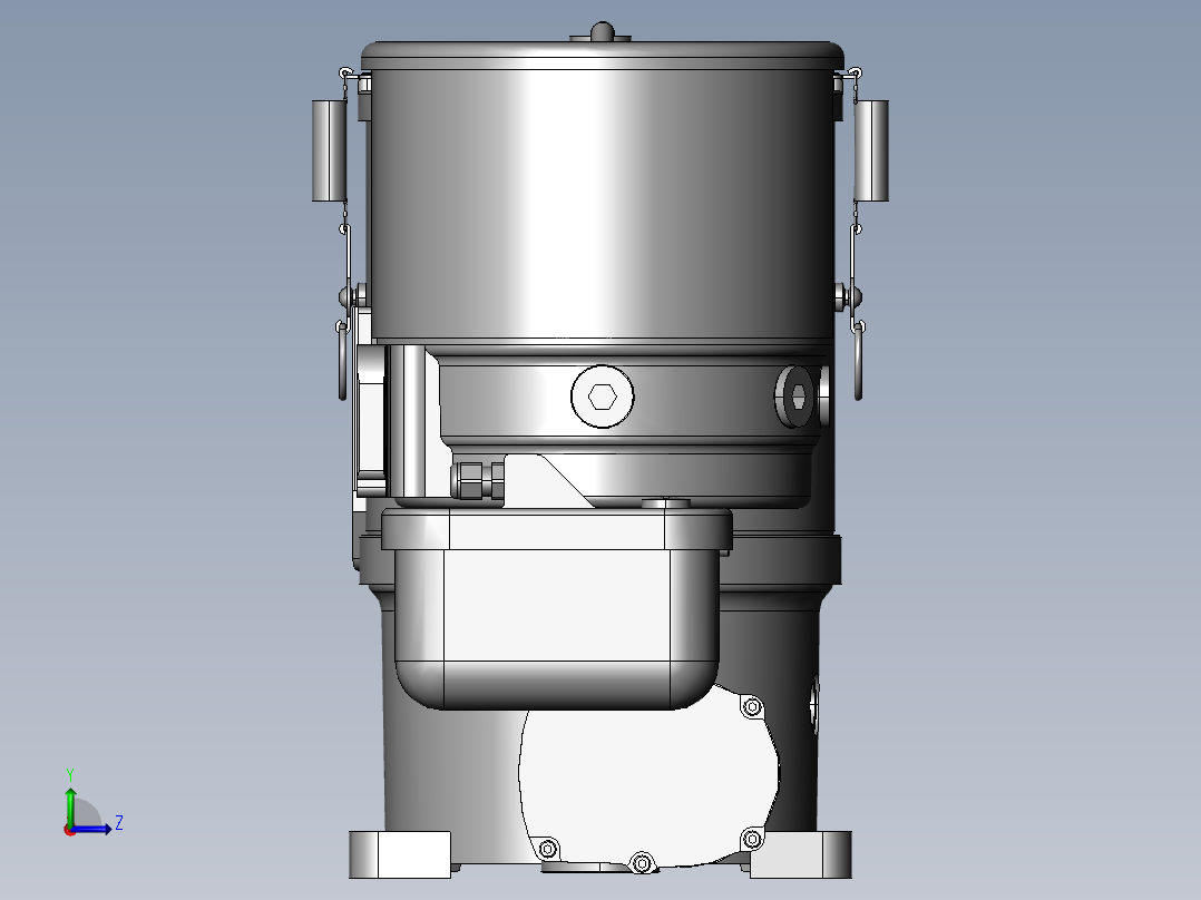 GM油泵 自动润滑泵 自动加油泵 3款左视图