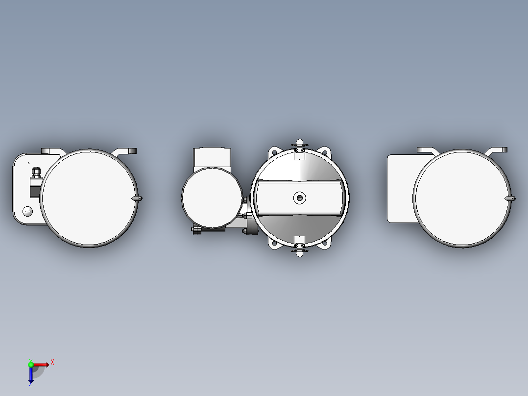 GM油泵 自动润滑泵 自动加油泵 3款俯视图