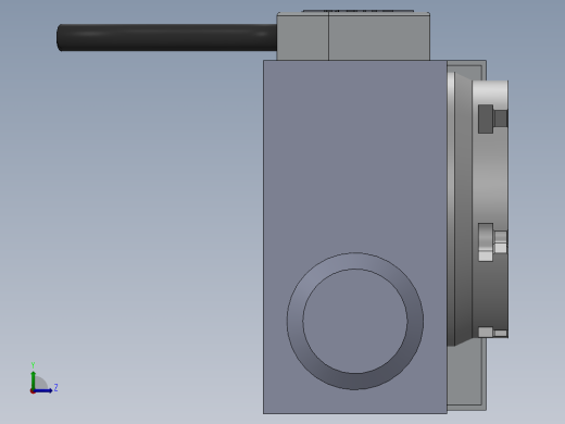 旋转工作台左视缩略图