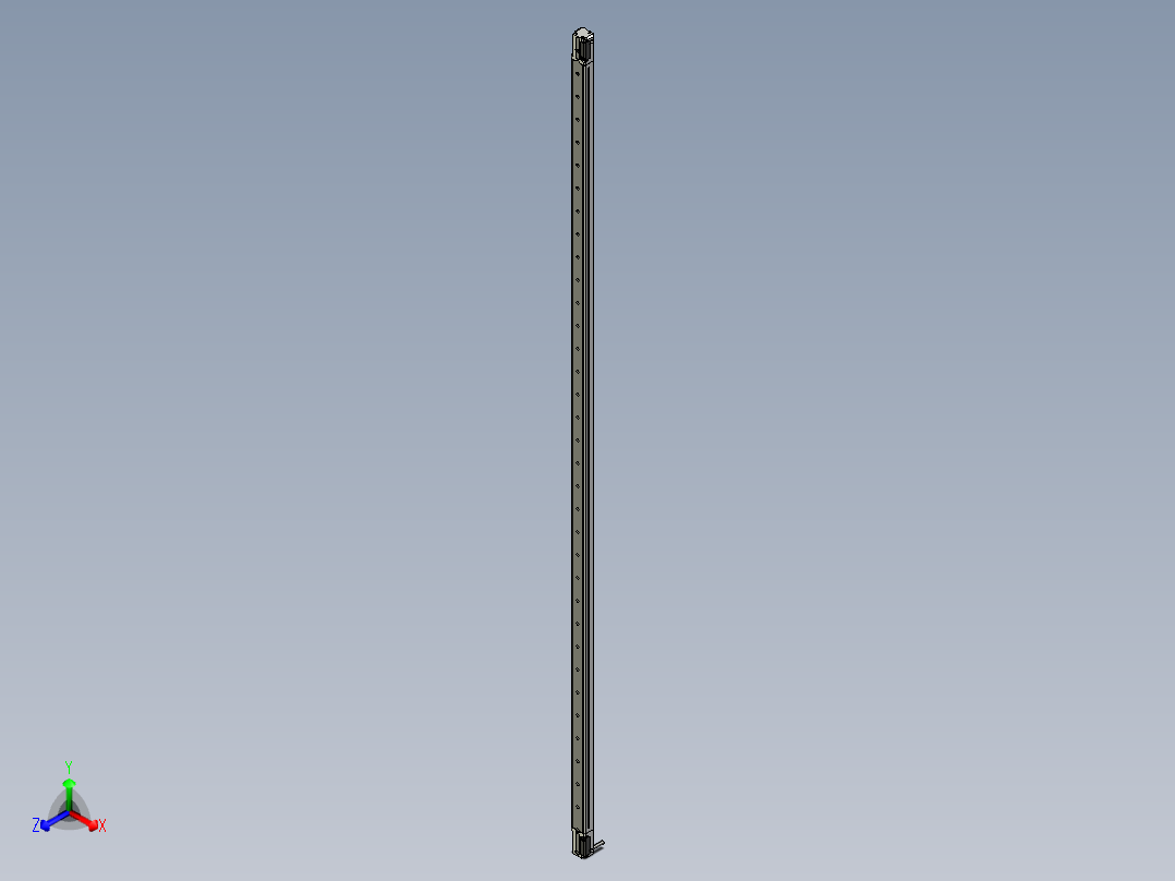 基恩士SL-V36L_T_kc图纸模型主视图