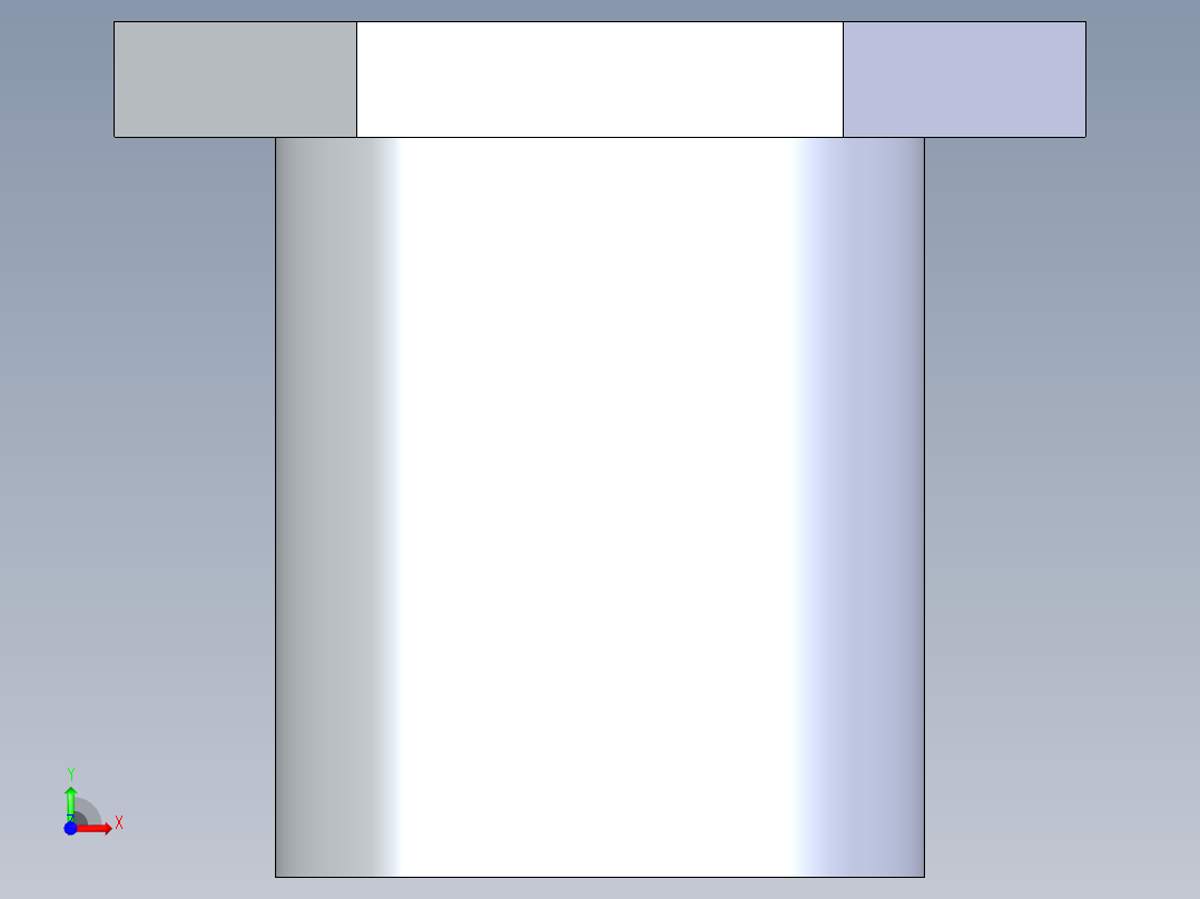 CPVC管件16-Sch80_ReducerBushing_SxSPIG_9837-073_0.5in x 0.375in前视图