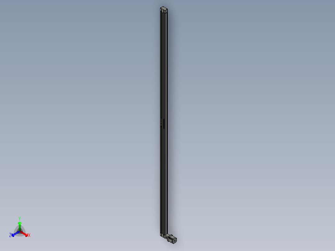 模组FBL100E3900-L正等轴测图