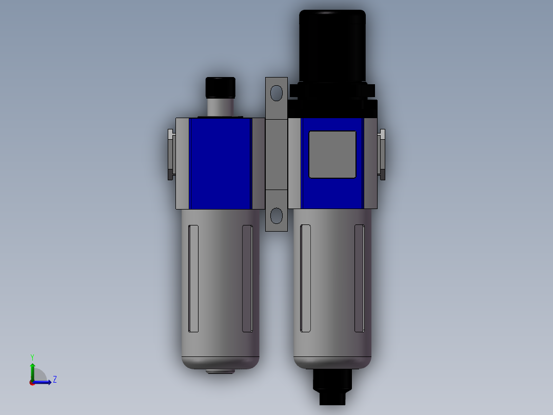 油水分离器GFC30010F1左视图