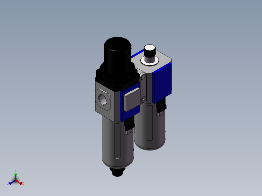 油水分离器GFC30010F1正等轴测缩略图