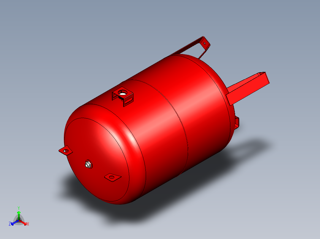 薄膜罐进化300升出口1 1 4‘BSPF模型主视图