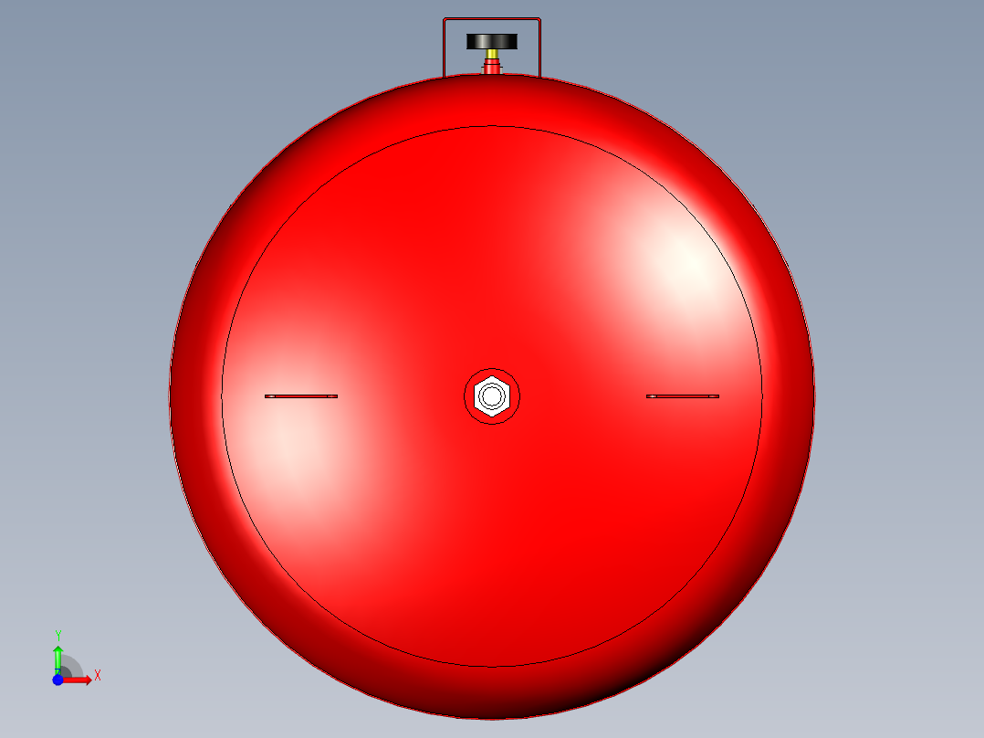 薄膜罐进化300升出口1 1 4‘BSPF模型前视图