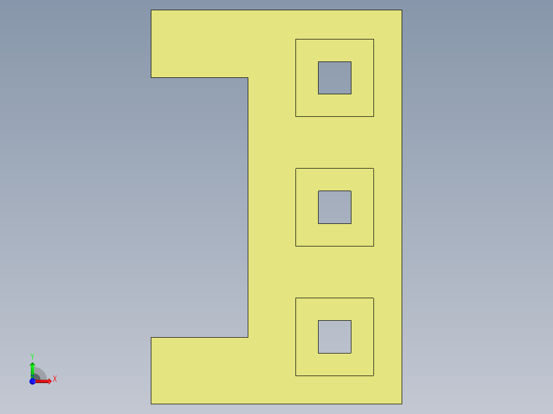 connector (3pin) female前视图