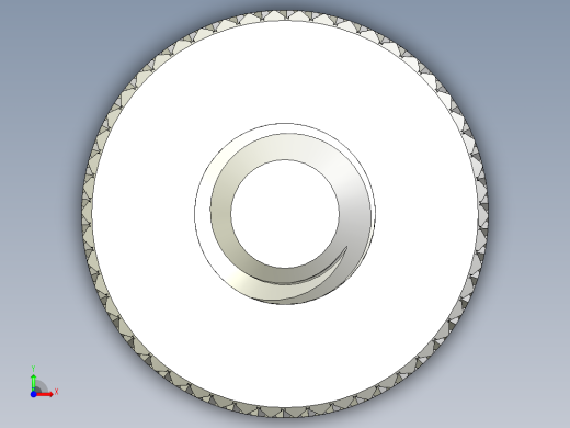 开槽滚花螺钉-M2 x 6mm前视缩略图