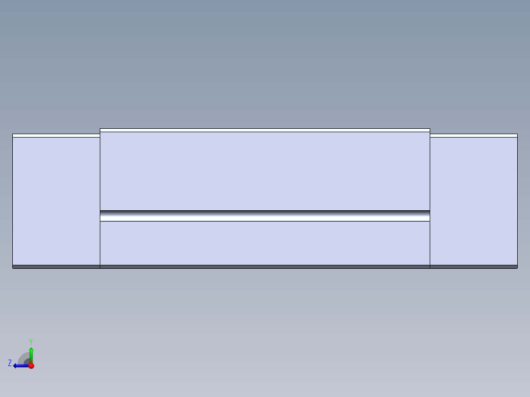 上银直线滑轨-MGN9C 滑块右视图