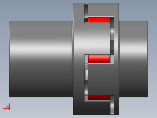 GB╱T 5272-2017[基本型梅花形弹性联轴器（LM型）LM125联轴器 22×38／ 50×84]后视缩略图