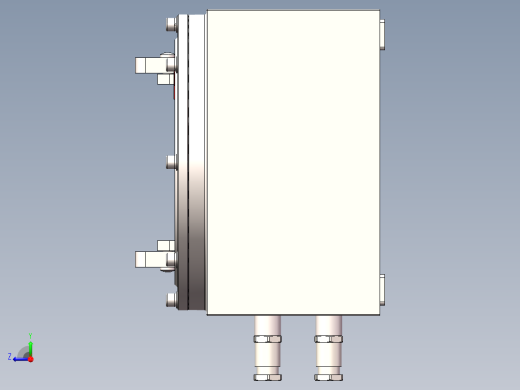 IIC防爆电气箱右视缩略图