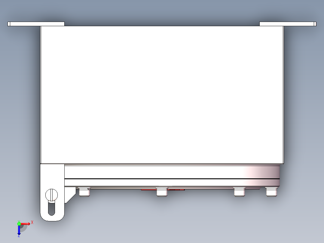 IIC防爆电气箱俯视图
