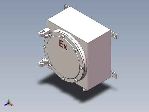IIC防爆电气箱正等轴测缩略图