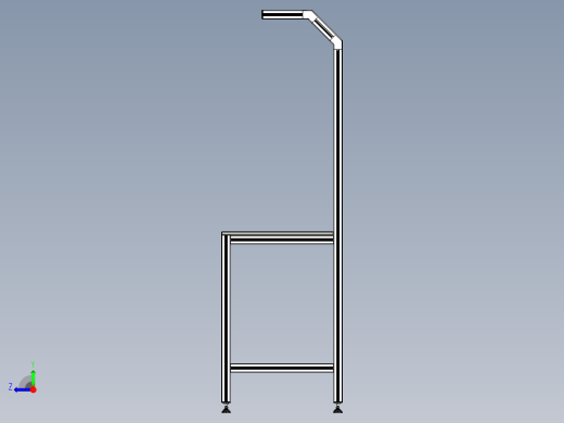 型材-WORKB 2 FULL DETAIL MODEL右视缩略图