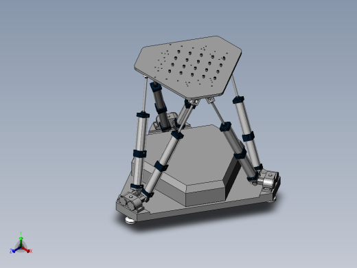 六自由度平台正等轴测缩略图