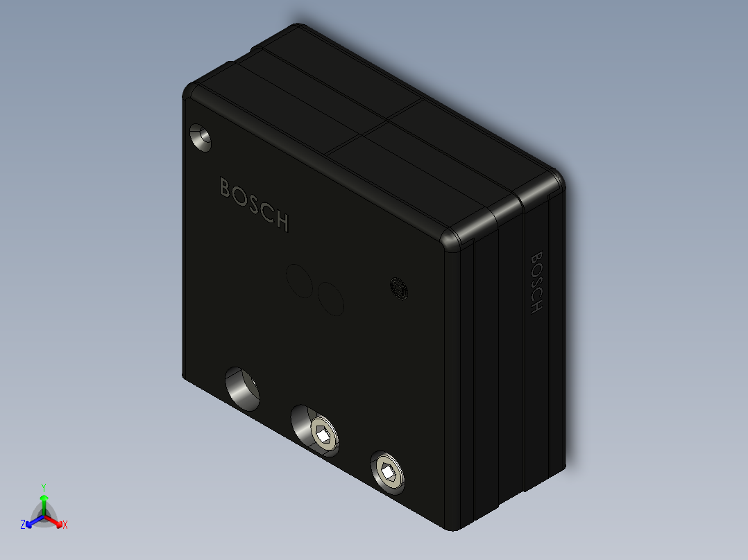 型材-BR COUNTERBALANCE PULLEY 3842518797正等轴测图